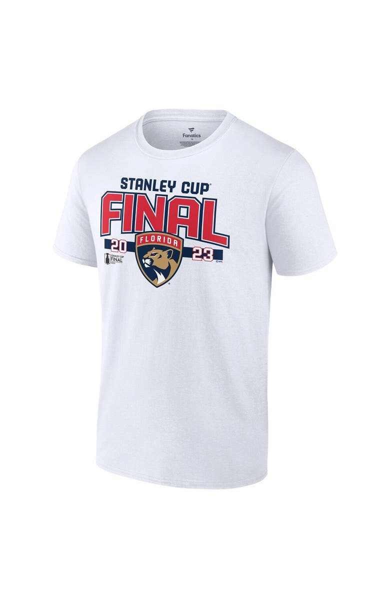 FANATICS Men's Fanatics Branded White Florida Panthers 2023 Stanley Cup Final Roster T-Shirt, Alternate, color,