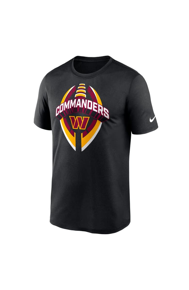 Nike Men's Nike Black Washington Commanders Legend Icon Performance T-Shirt, Alternate, color, 