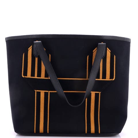 Pursangle Tote Canvas with Leather