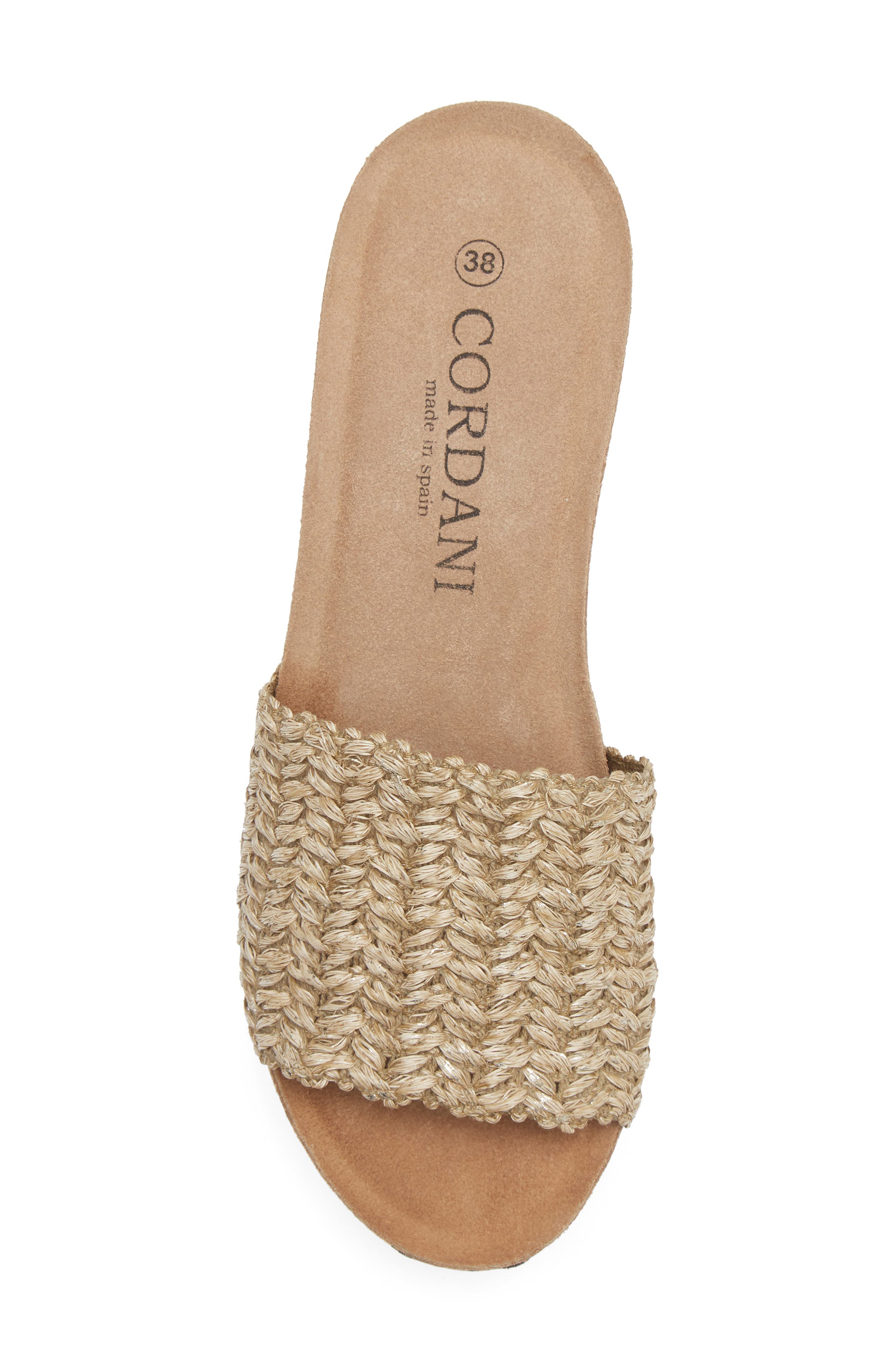 Cordani Mattina Wedge Platform Sandal, Alternate, color, Natural