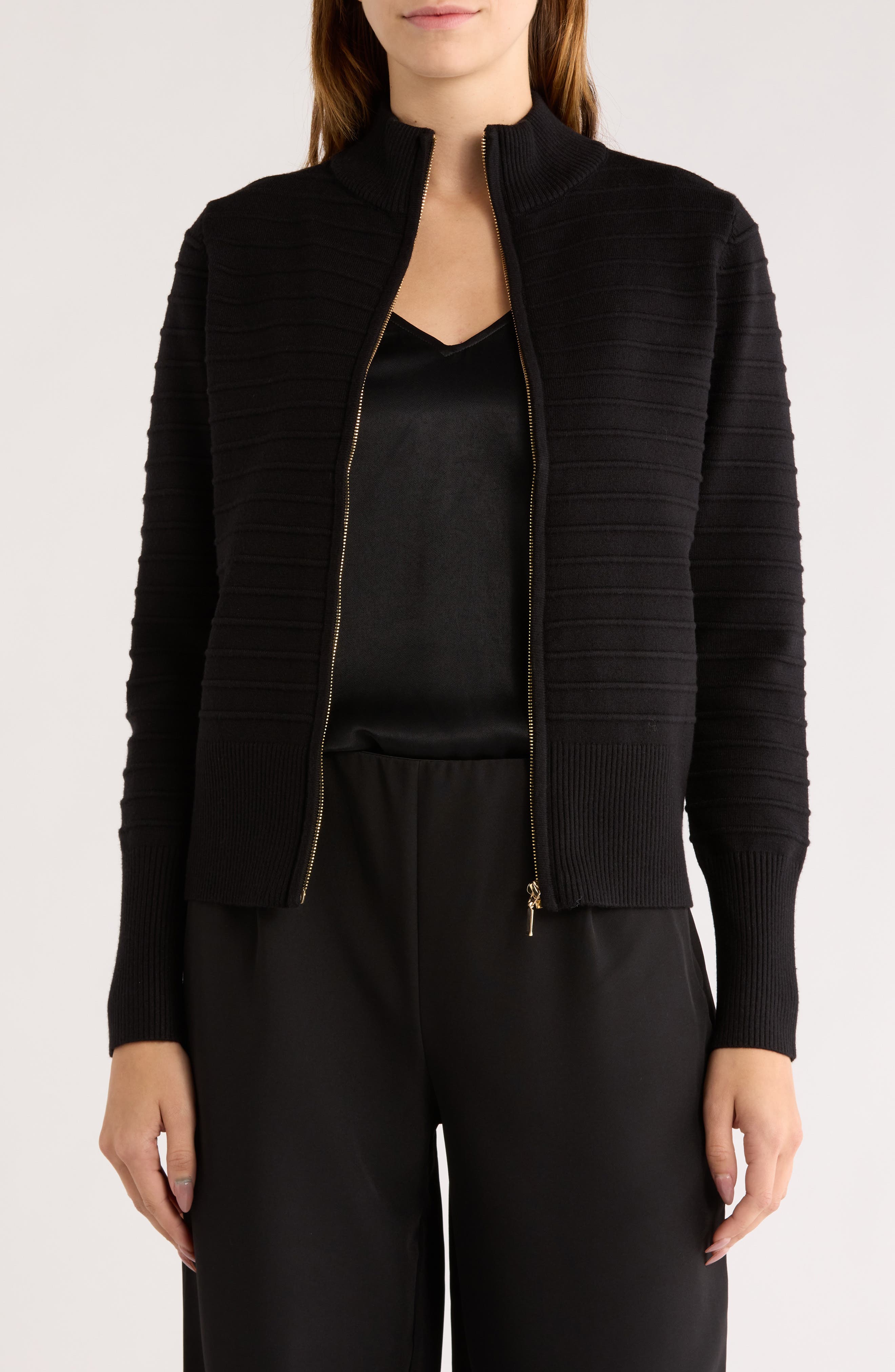 BY DESIGN Mason Full Zip Sweater