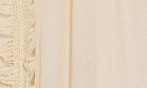 FORGOTTEN GRACE FORGOTTEN GRACE CROCHET TRIM FRINGE HEM DUSTER 