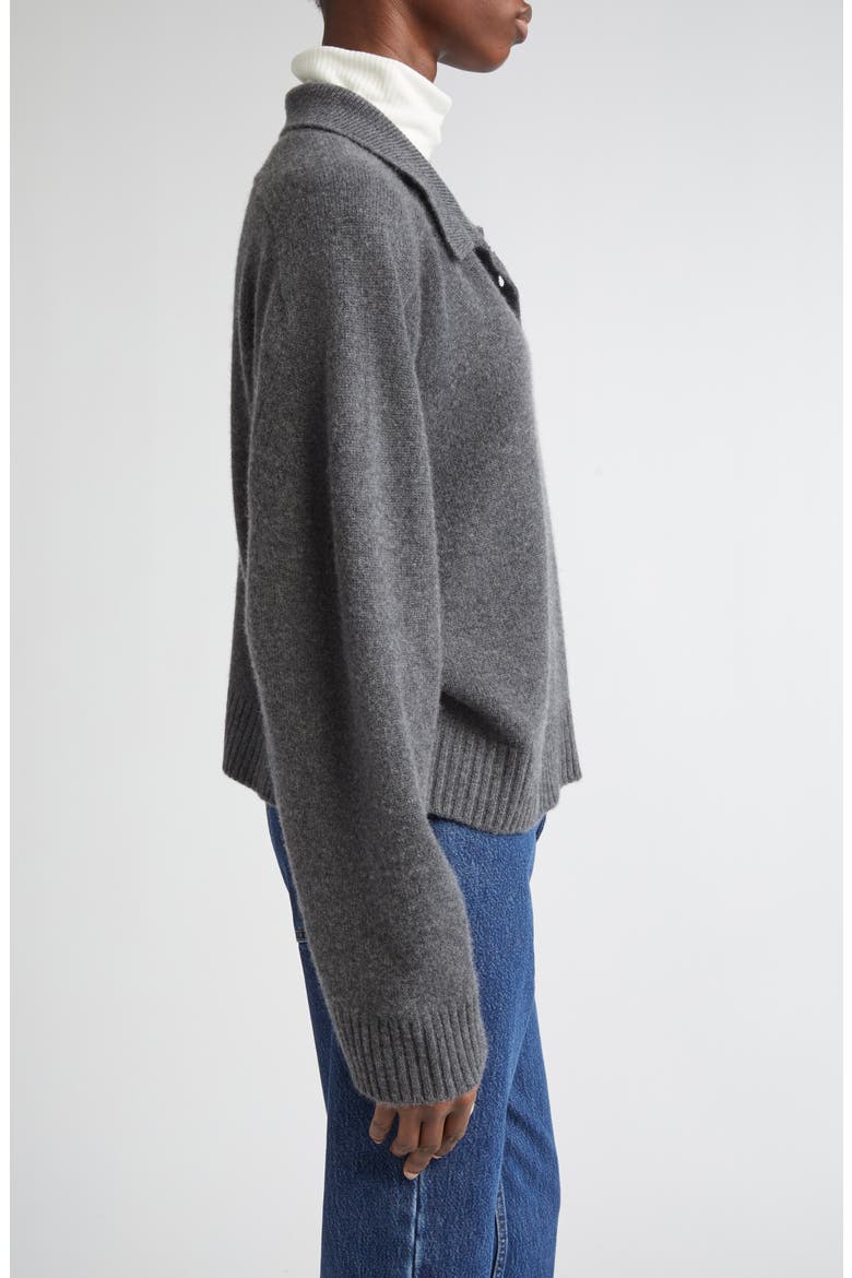 Homere Cashmere Polo Sweater, Alternate, color, ANTHRACITE MELANGE