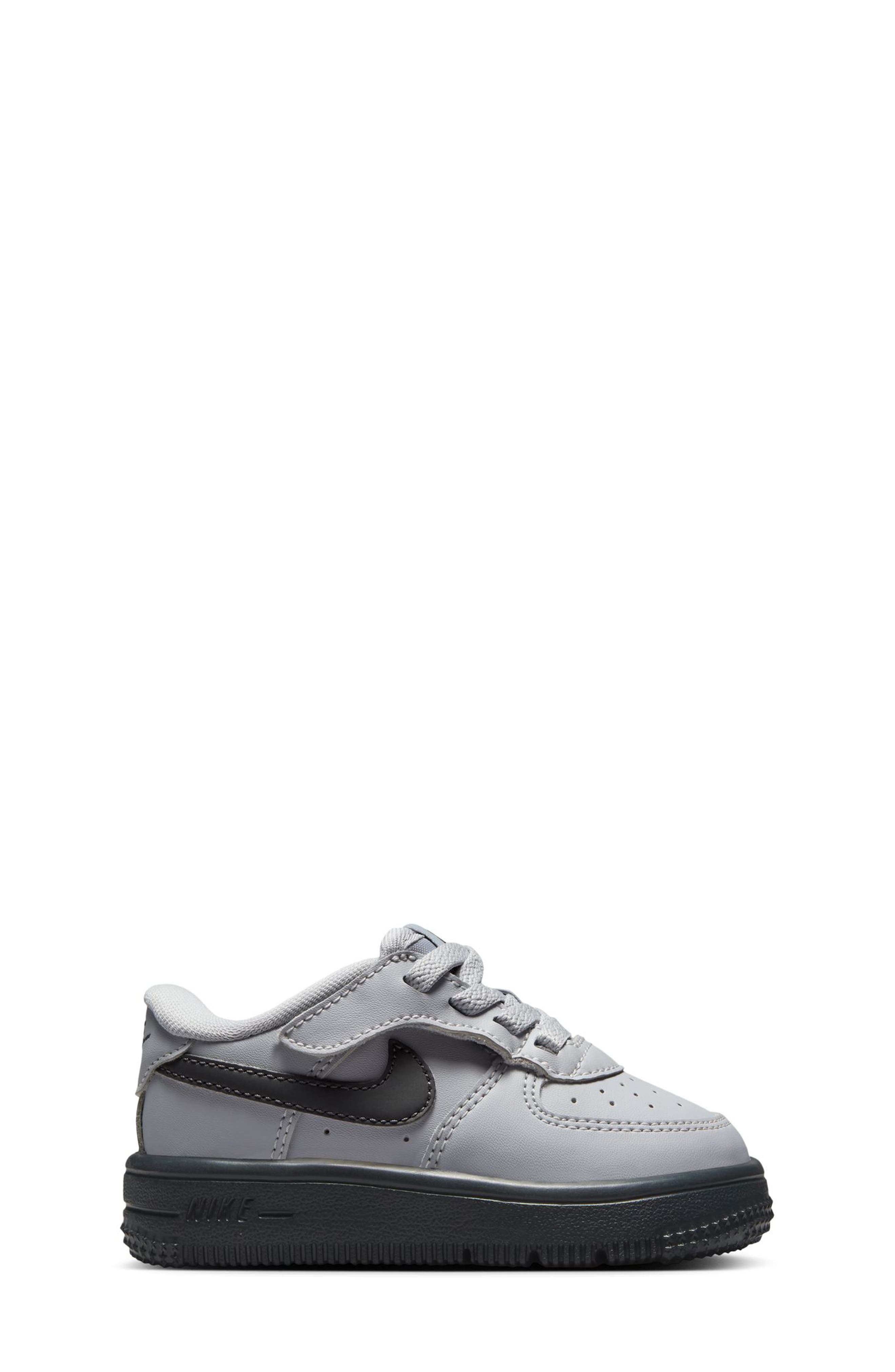 Nike Force 1 Easy On Sneaker, Alternate, color, Wolf Grey/ Dark Sky Grey