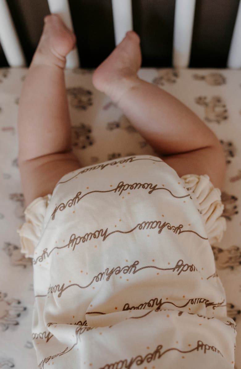 L'ovedbaby Bow Tie Organic Cotton Bodysuit, Alternate, color,