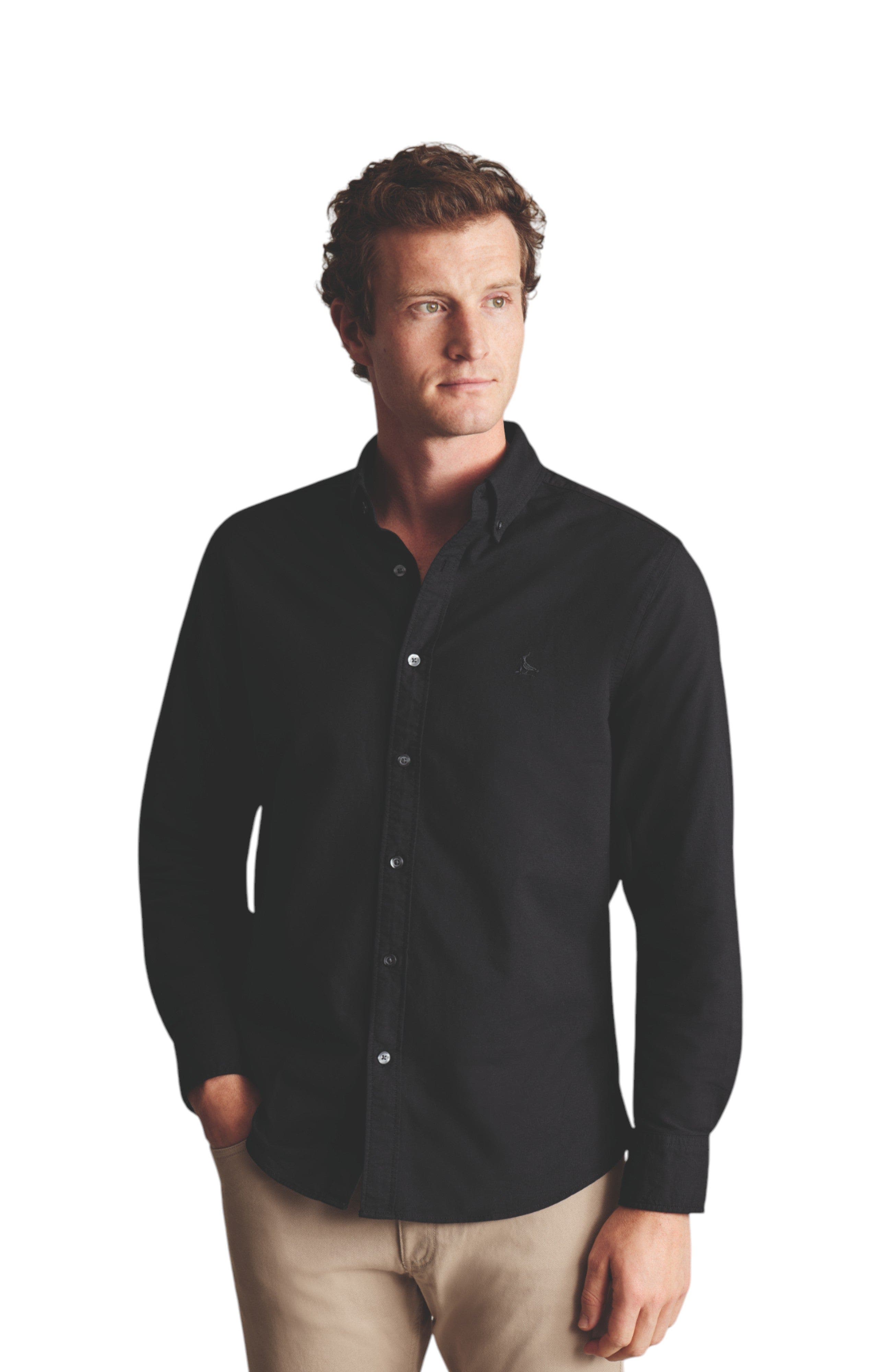 Stretch Washed Oxford Shirt
