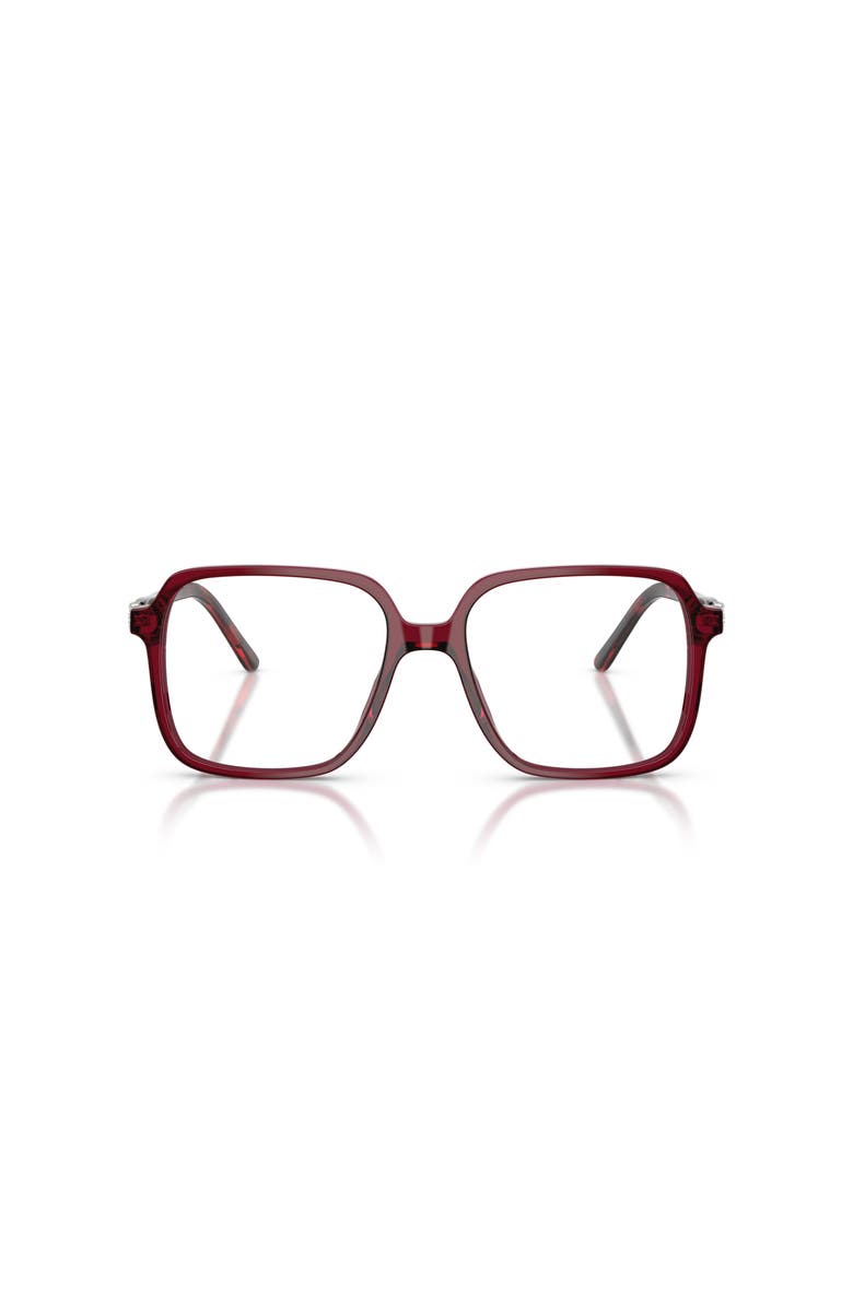 Sferoflex 55mm Square optical glasses, Alternate, color, Red