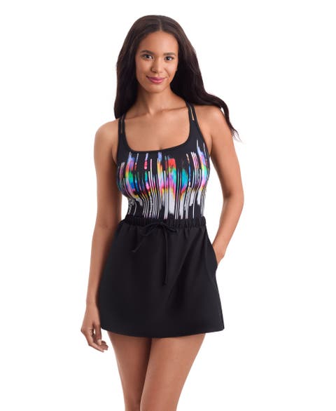 Skirted Runaround Chlorine Resistant One-Piece Swimsuit