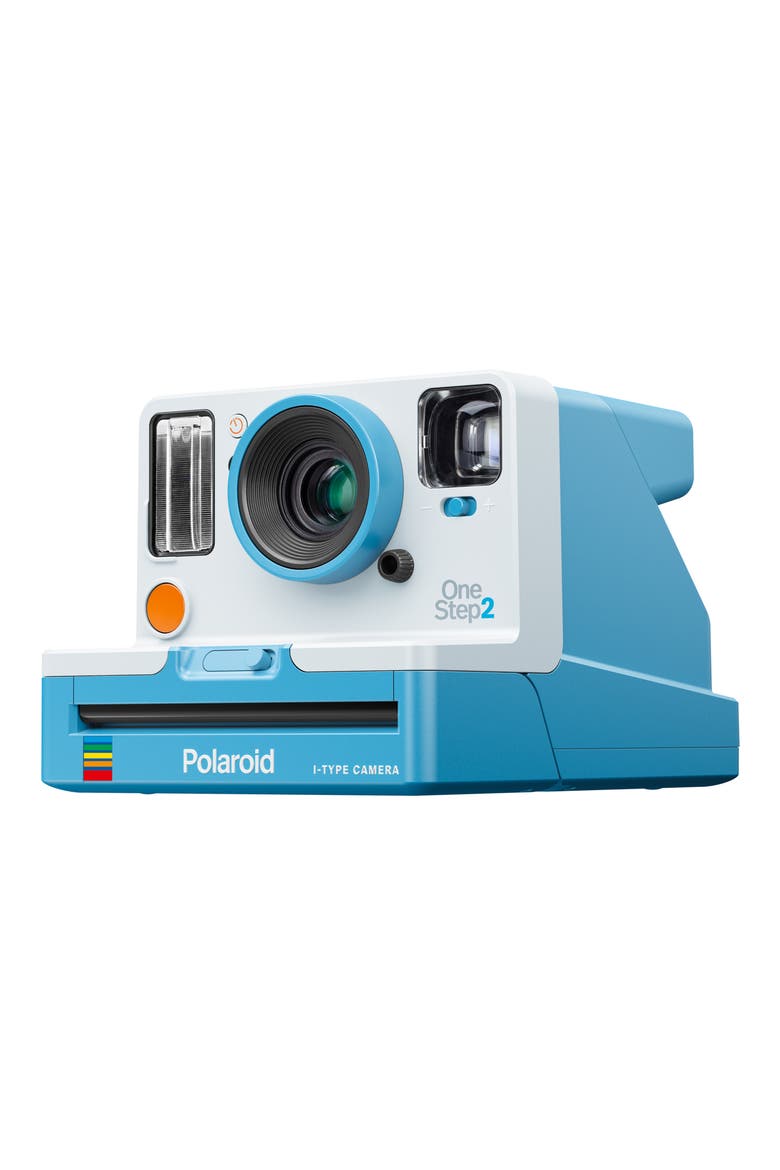 Polaroid OneStep 2 Viewfinder - Summer Blues Instant Camera, Alternate, color, WHITE/ BLUE