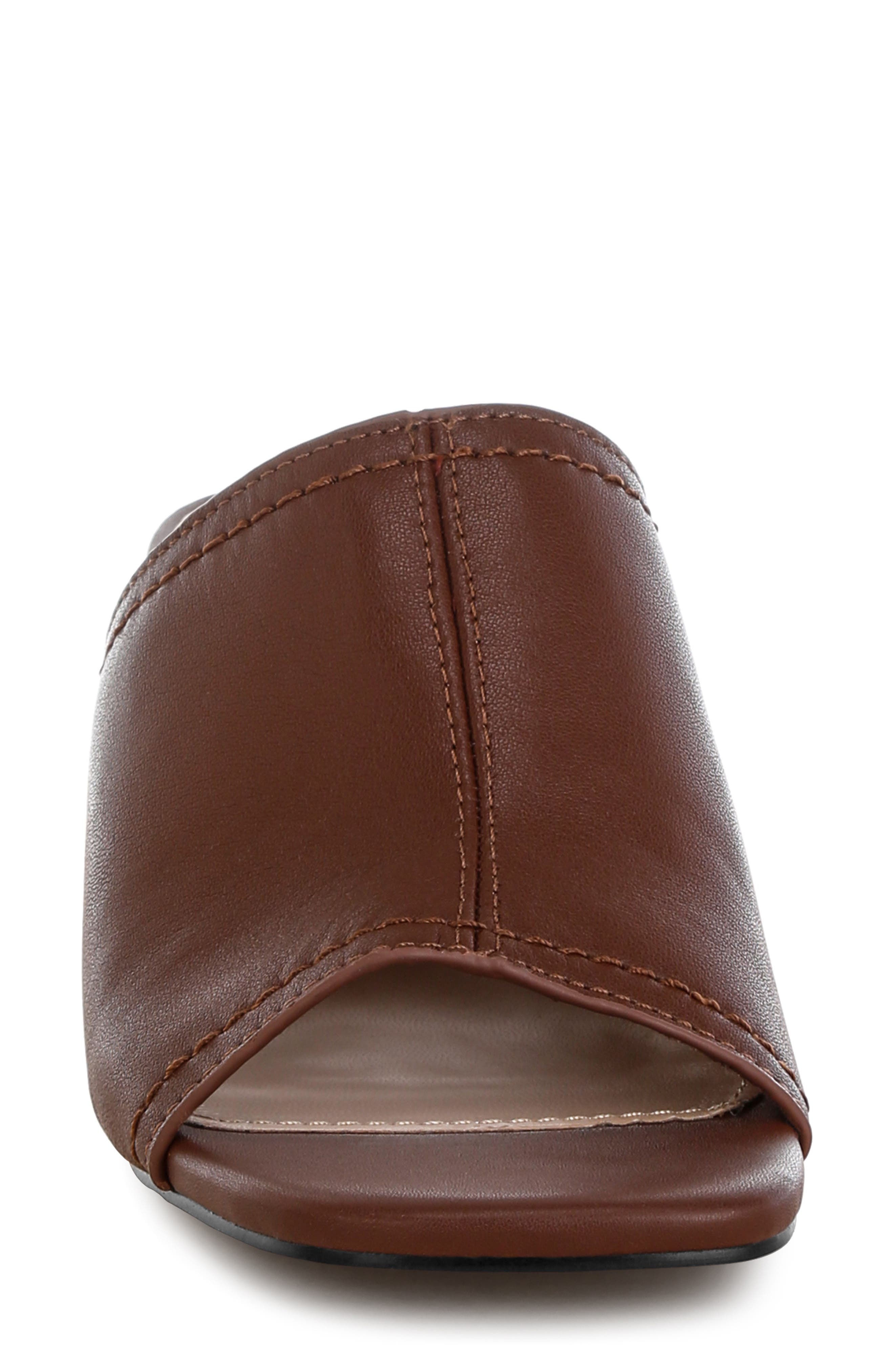 Wuling Slide Sandal, Alternate, color, BROWN