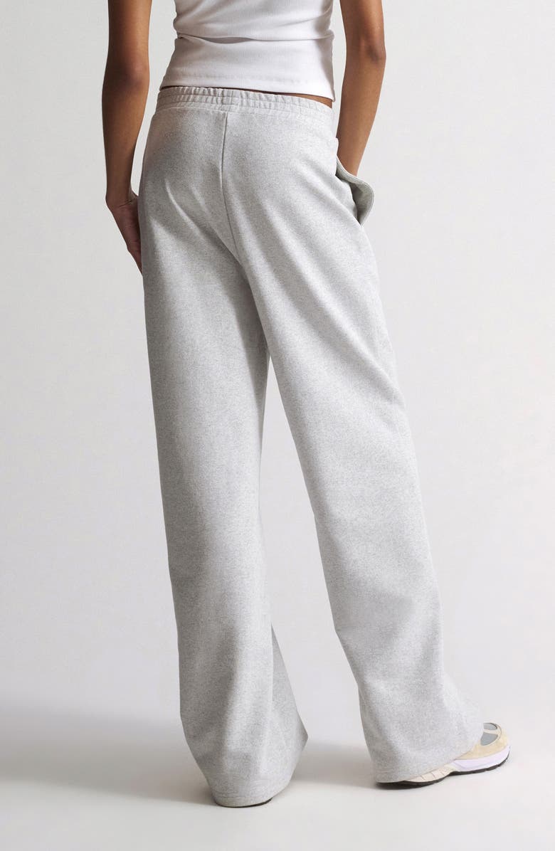 Brooklyn Industries Wide Leg Sweatpants, Alternate, color, Light Grey Melange