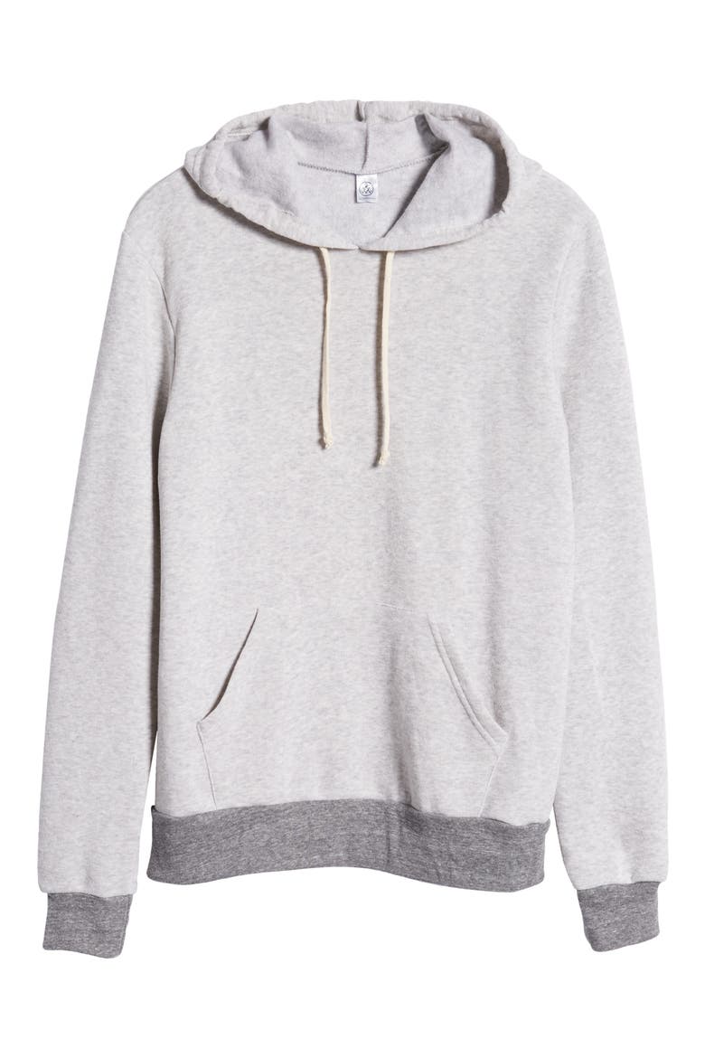 Challenger Trim Fit Hoodie, Alternate, color, ECOLTGREY/ ECOGH