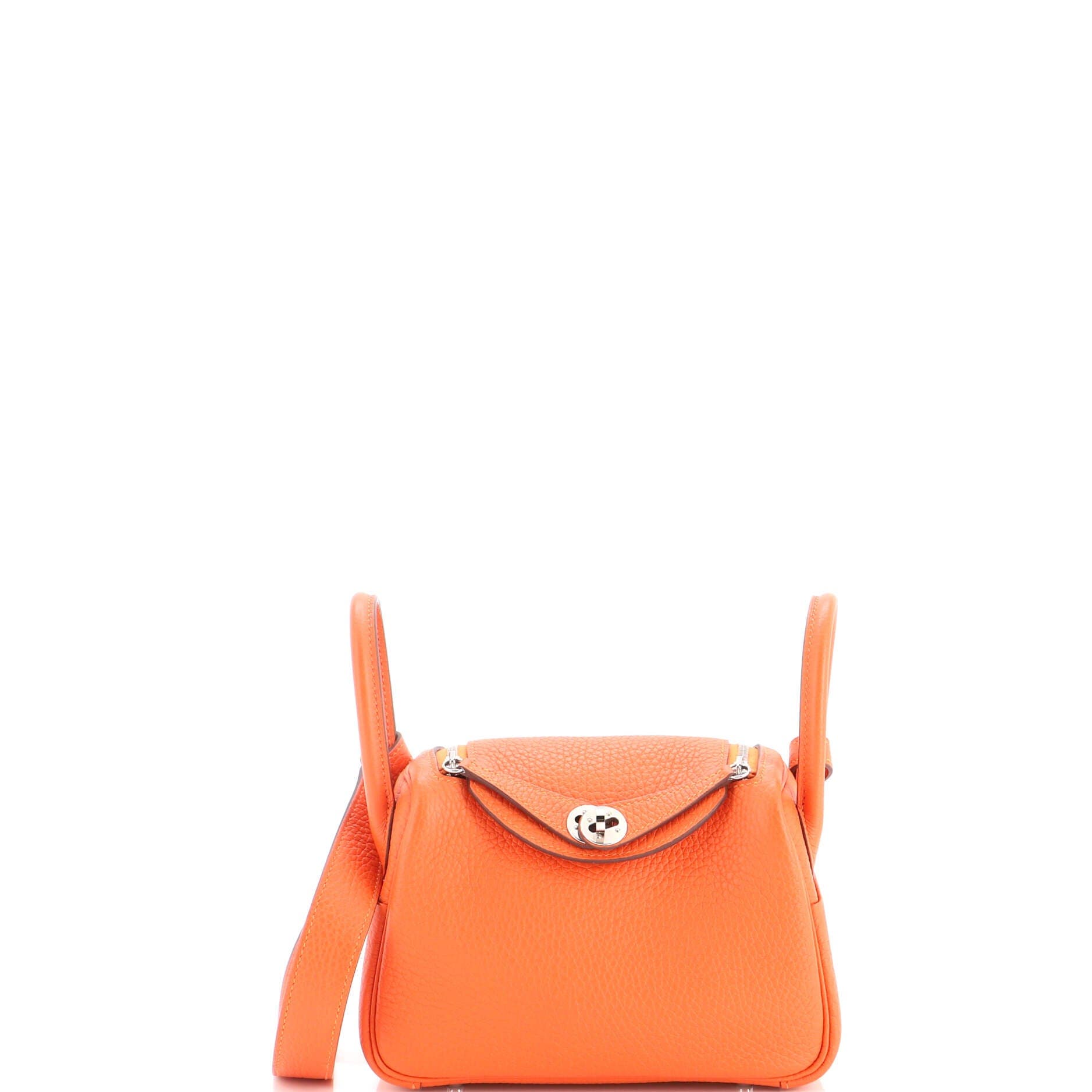 Lindy Bag Clemence Mini, Main, color, Orange