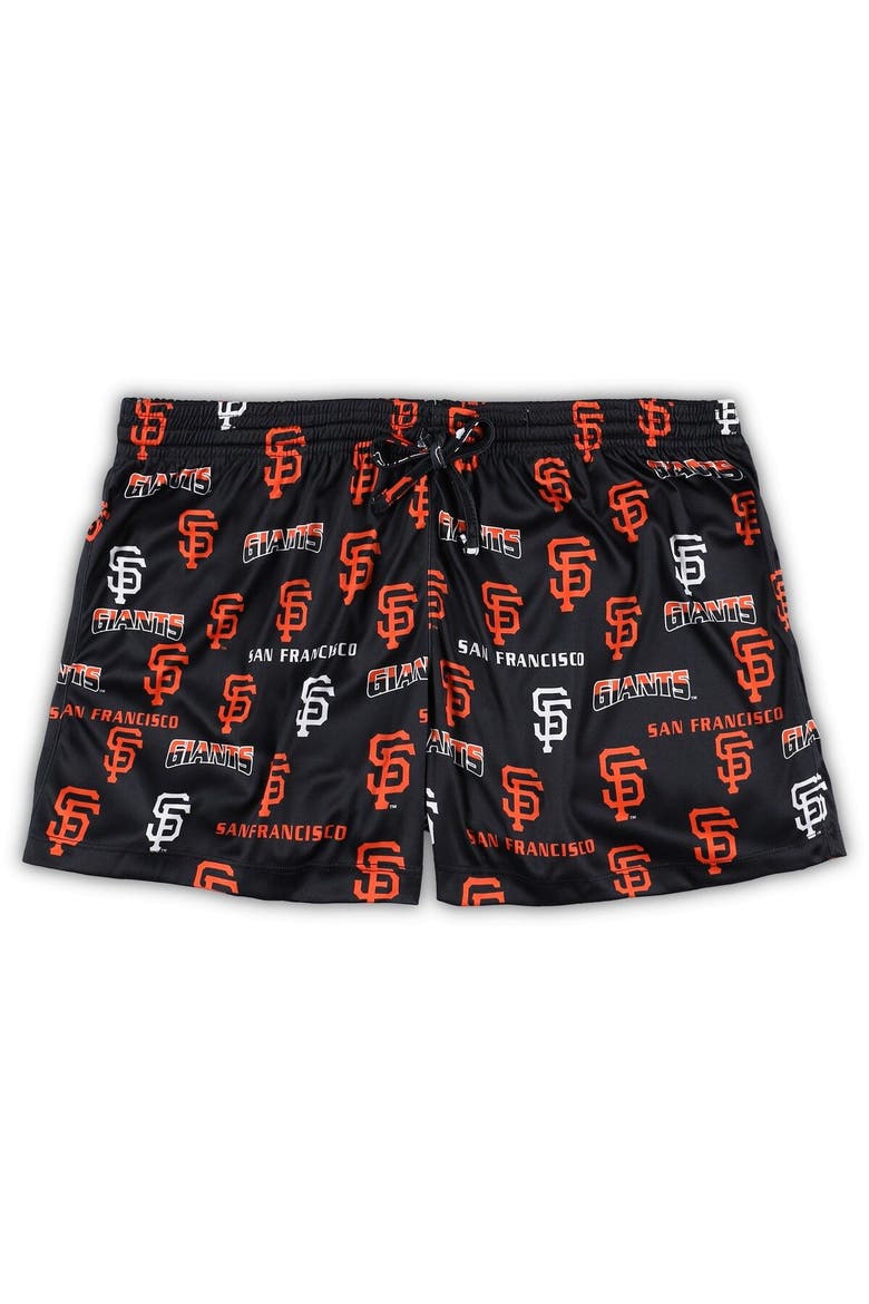 Women's Concepts Sport White/Black San Francisco Giants Plus Size Tank Top & Shorts Sleep Set, Alternate, color, White