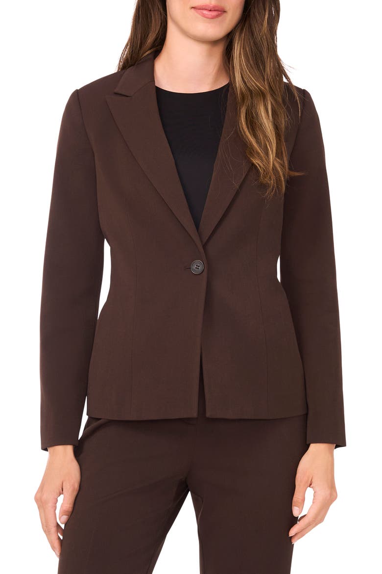 Clean One-Button Blazer, Main, color, DELICIOSO