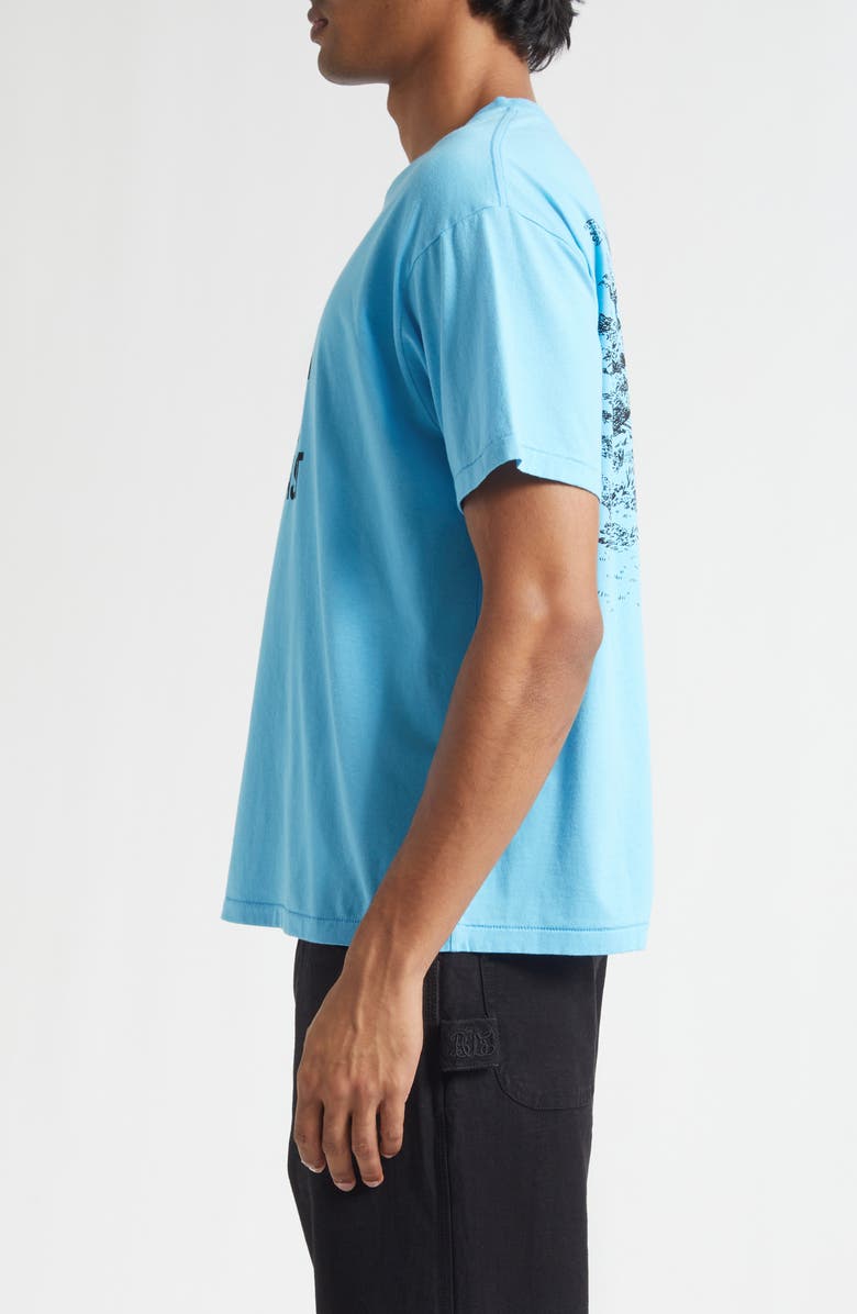 Bode Laketown Graphic T-Shirt, Alternate, color, Blue