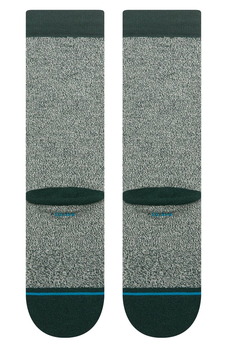 Stance Reset Crew Socks, Alternate, color, Pine