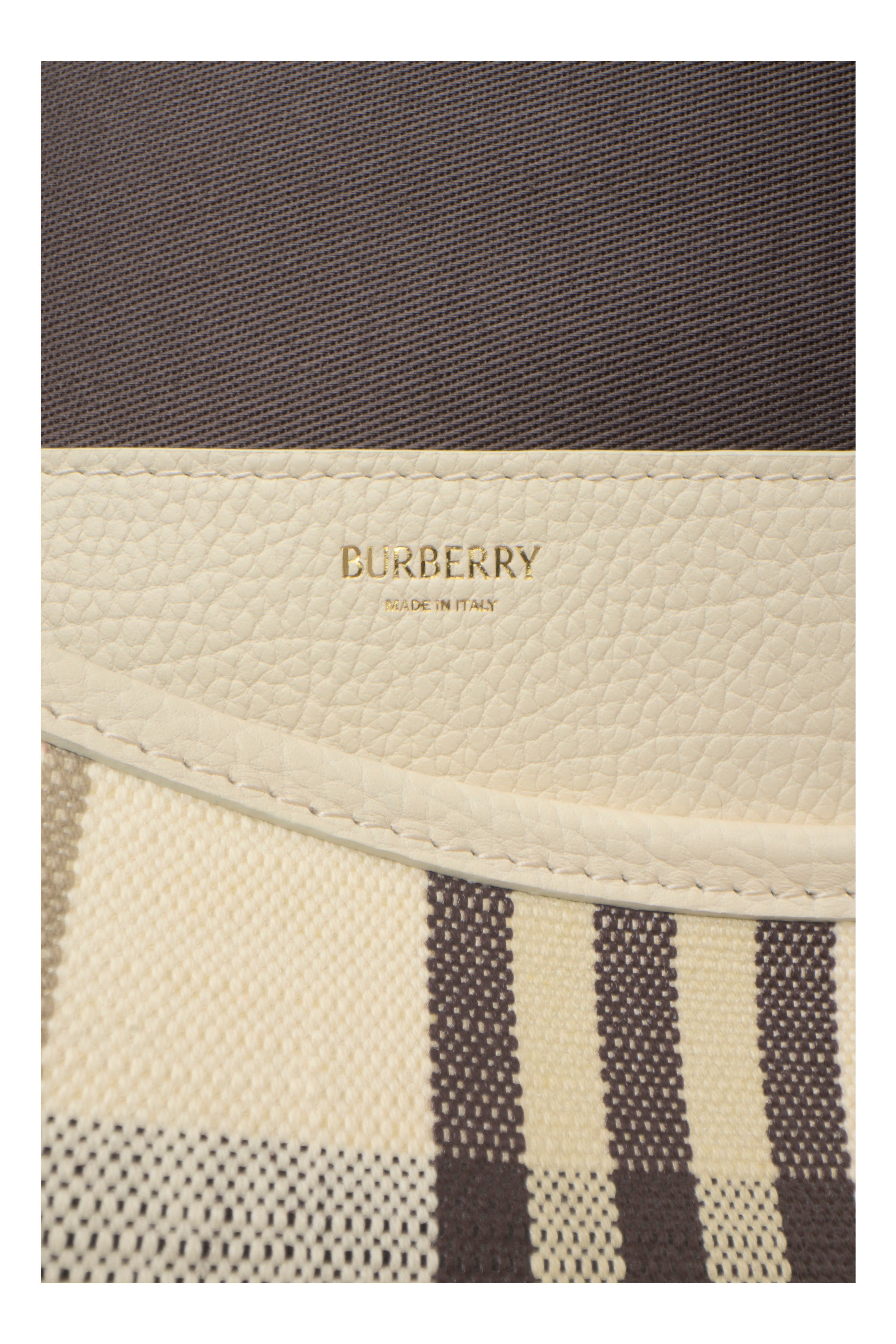 Burberry Highlands Crossbody Bag, Alternate, color, Light Beige
