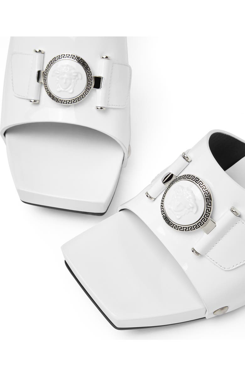 Versace Medusa Buckle Clog Sandal, Alternate, color,