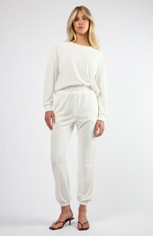 Viens Avec Moi Terry Cloth Sweatshirt