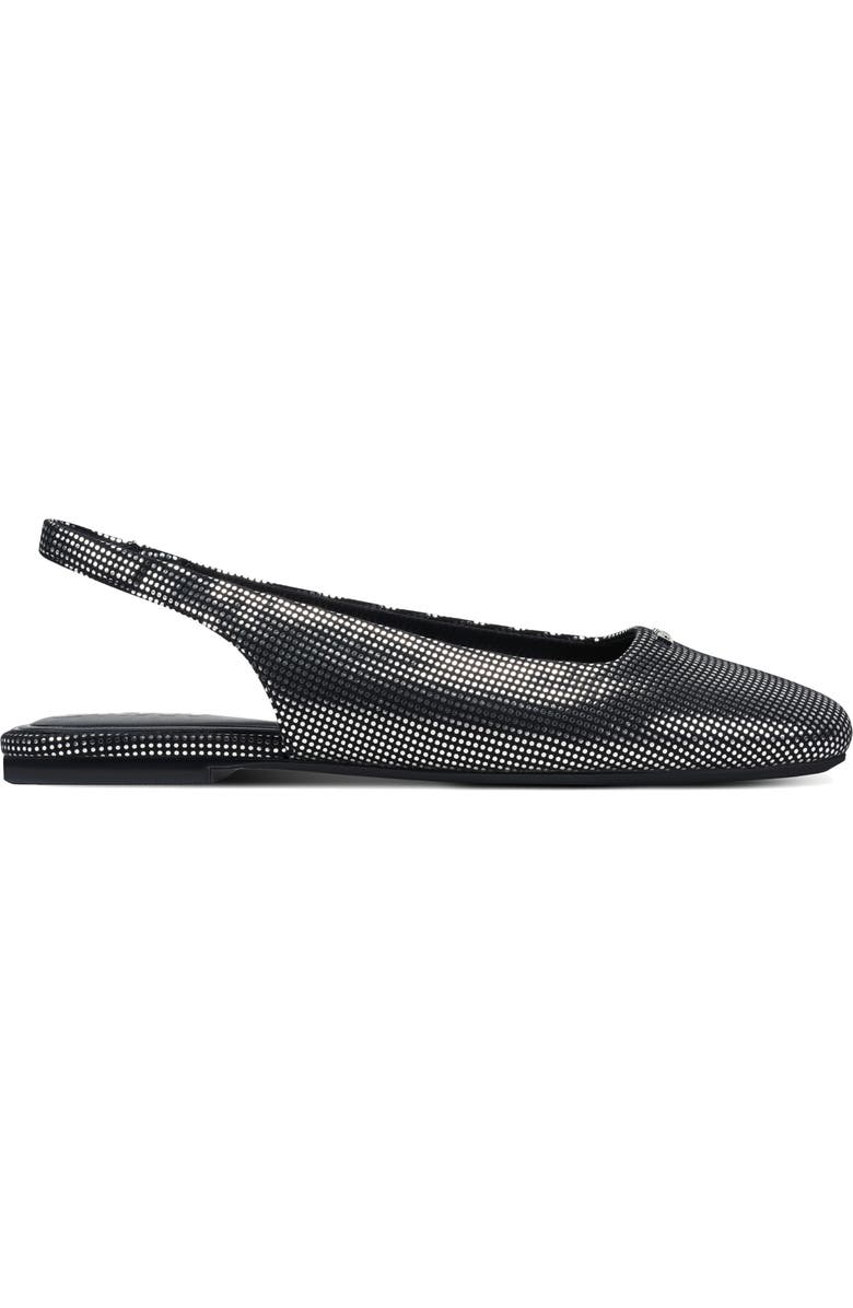DKNY Darrow Slingback Flat, Alternate, color, Black/Black