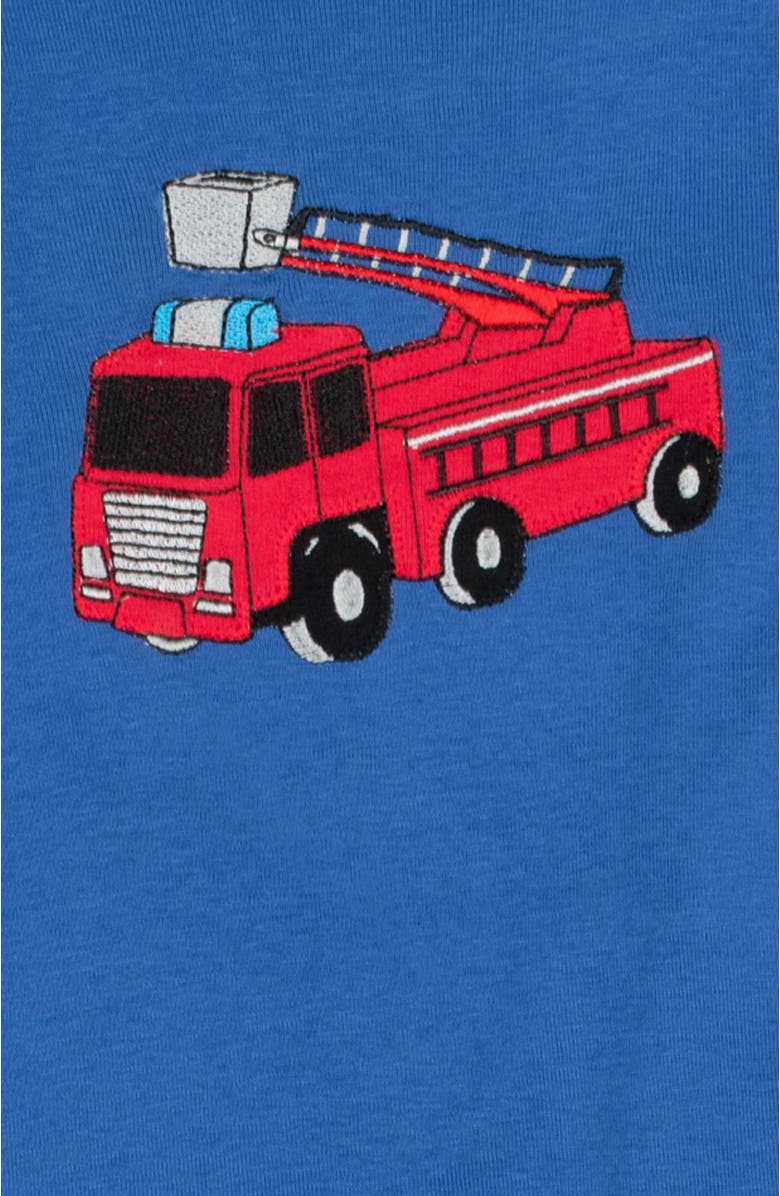 Leveret Kids Cotton Two-Piece Printed Pajamas, Vehicles & Machines, Alternate, color, Fire Truck