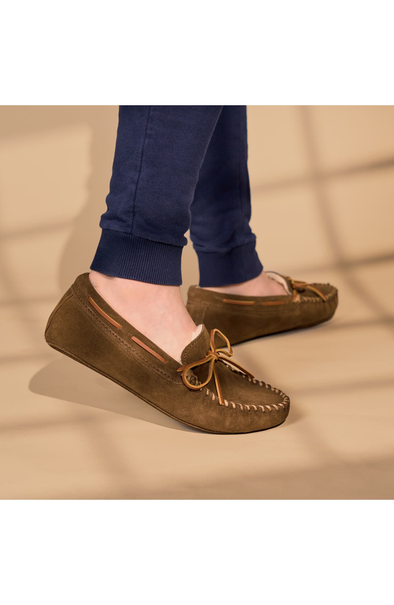 Sheepskin Softsole Slipper, Alternate, color, AUTUMN BROWN