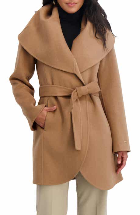 Tahari Marilyn Wool Blend Coat