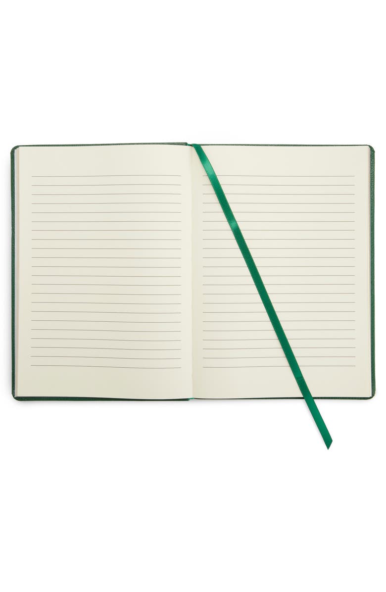 ROYCE New York Leather Bound Journal, Alternate, color, Green