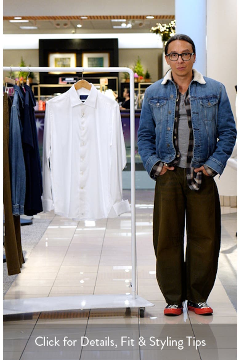 Trim Fit Performance Twill Formal Shirt video