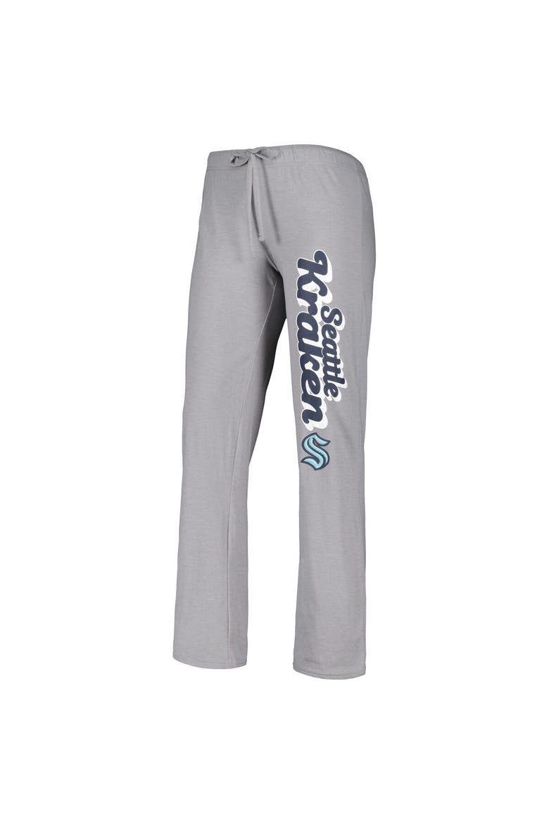 Women's Concepts Sport Deep Sea Blue/Gray Seattle Kraken Meter Muscle Tank Top & Pants Sleep Set, Alternate, color, Navy