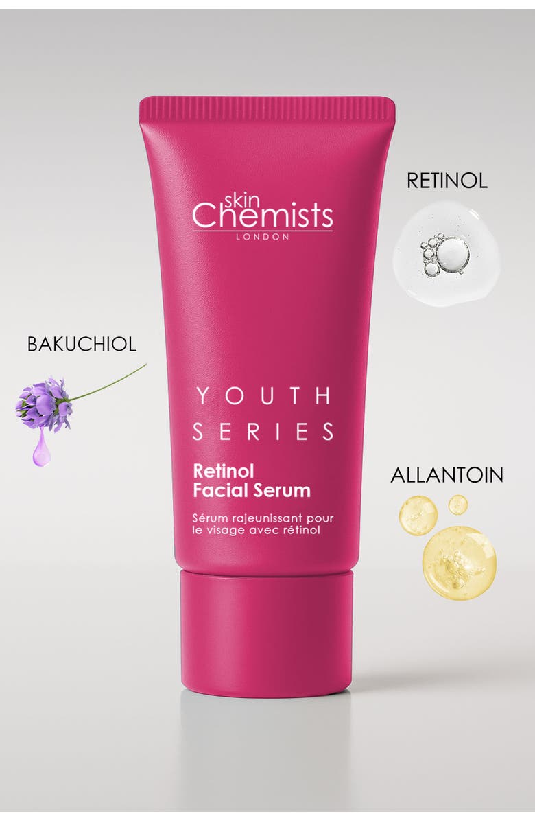 SKINCHEMISTS Youth Series Retinol & Bakuchiol Facial Serum 30ml, Alternate, color, 