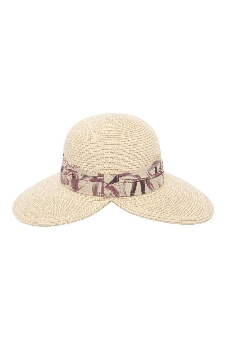 Split Back Sun Hat, Alternate, color, PURPLE