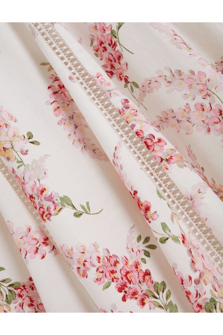 Matilda Floral Dress, Alternate, color, Ivorymulti