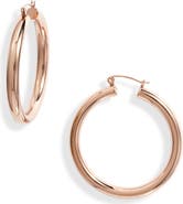 Knotty Classic Tube Hoop Earrings