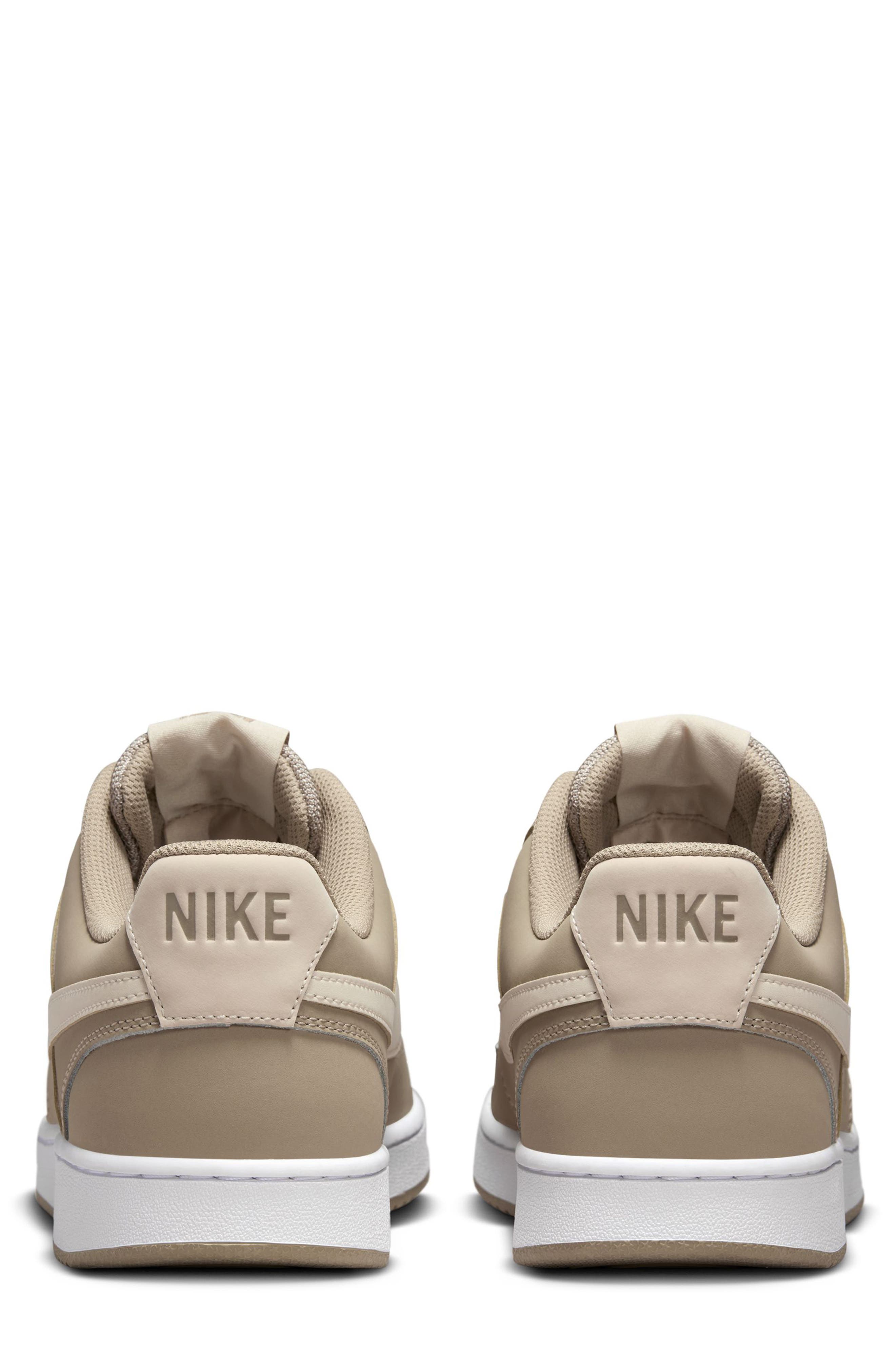 Nike Court Vision Low Sneaker, Alternate, color, Khaki/ Sanddrift/ White