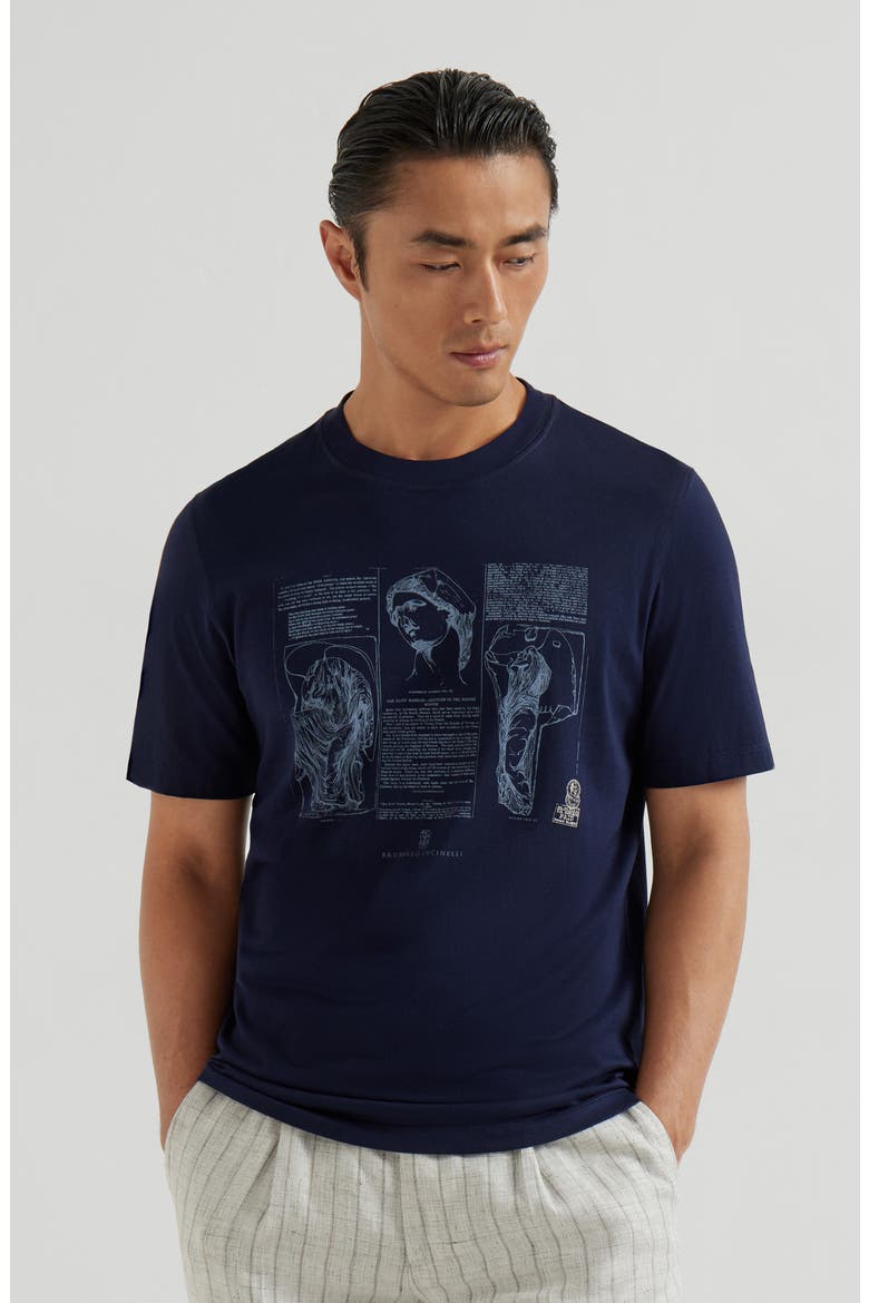 Jersey T-shirt, Main, color, Cobalt