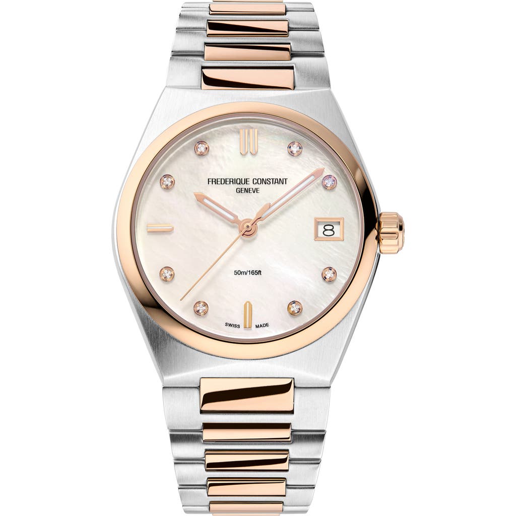 Frederique Constant Highlife Watch & Interchangeable Strap, 31mm In Two-tone