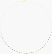 Everlee Orbit Half Tennis Lab Diamond Necklace in 14K