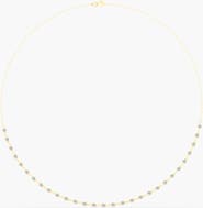Everlee Orbit Half Tennis Lab Diamond Necklace in 14K