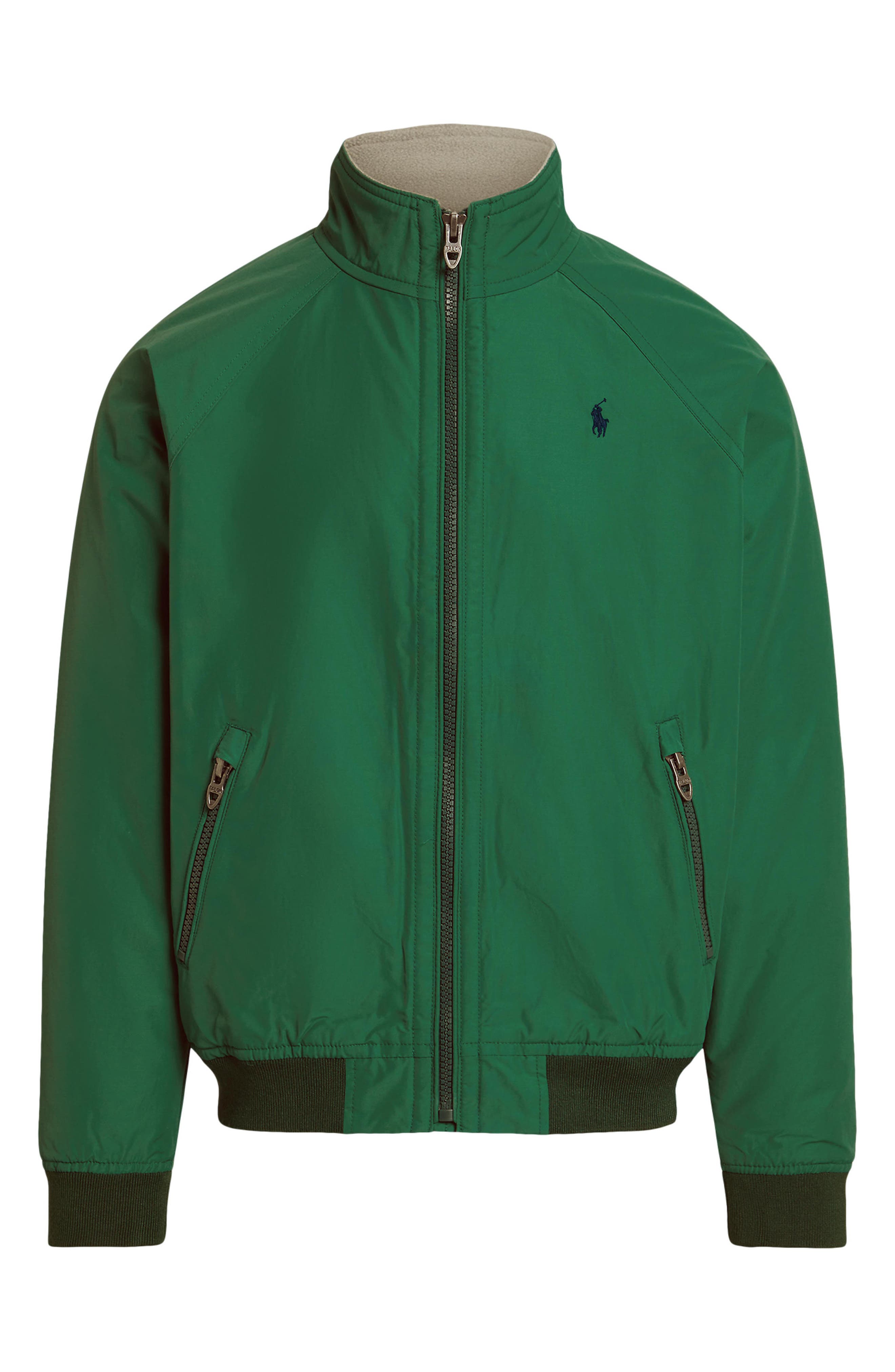 Embroidered Logo Raglan Sleeve Jacket (Men) | Nordstrom