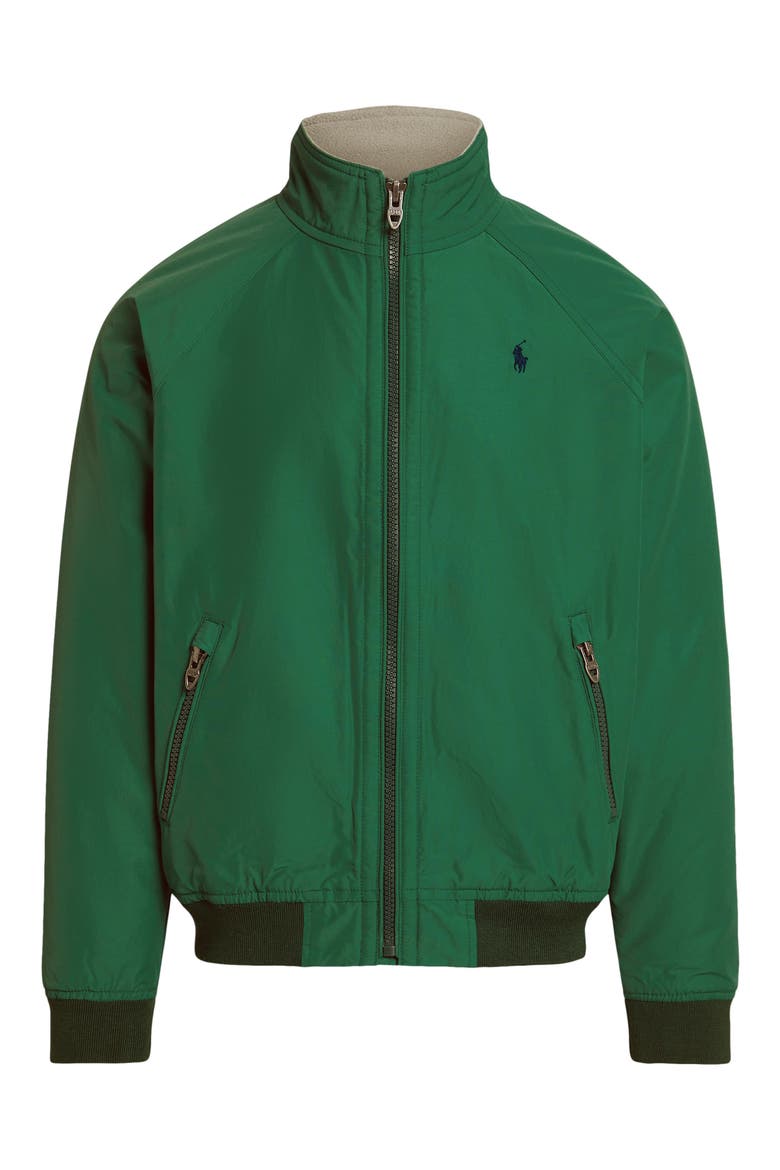 Embroidered Logo Raglan Sleeve Jacket (Men) | Nordstrom