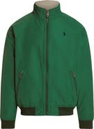 Polo Ralph Lauren Embroidered Logo Raglan Sleeve Jacket