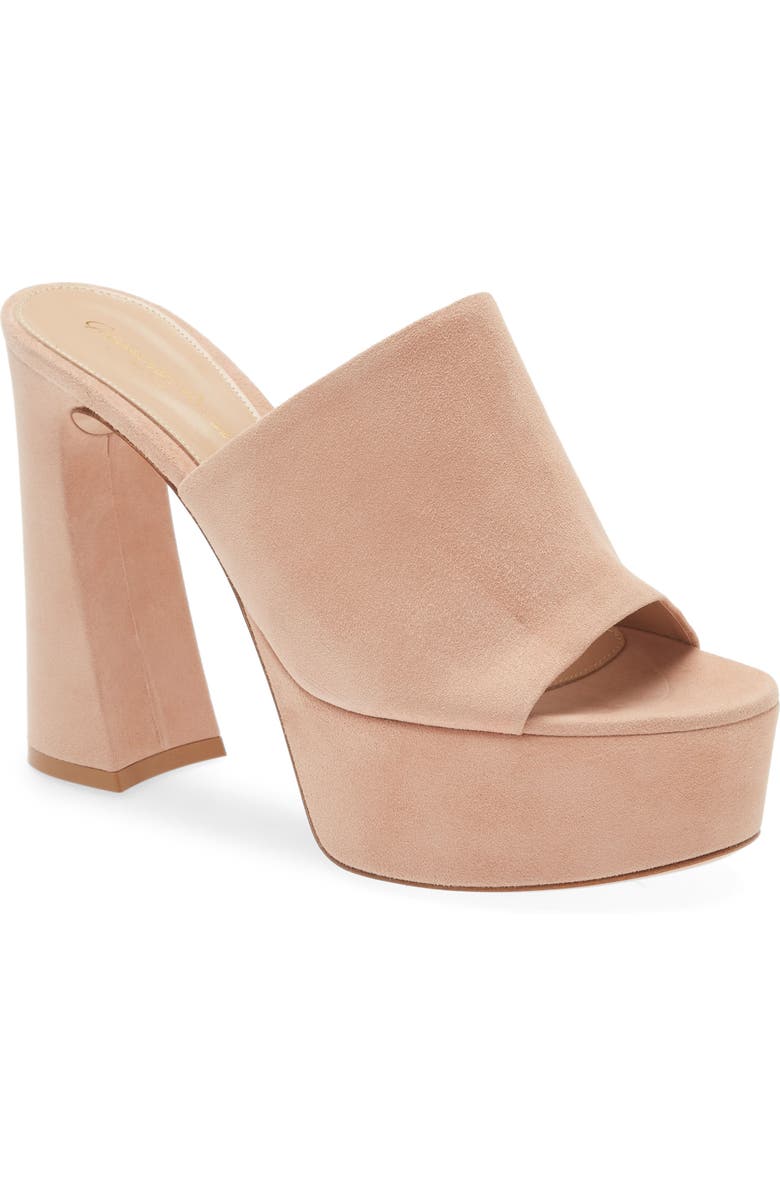 Gianvito Rossi Platform Mule, Main, color,