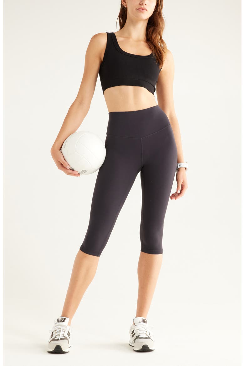 Seamless Sports Bra, Alternate, color, BLACK