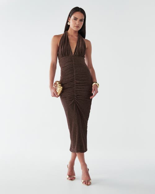 Bwldr Lizette Dress In Gold