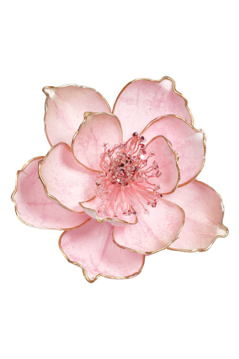 Christmas Magnolia Clip, Set of 12, Main, color, Light Pink