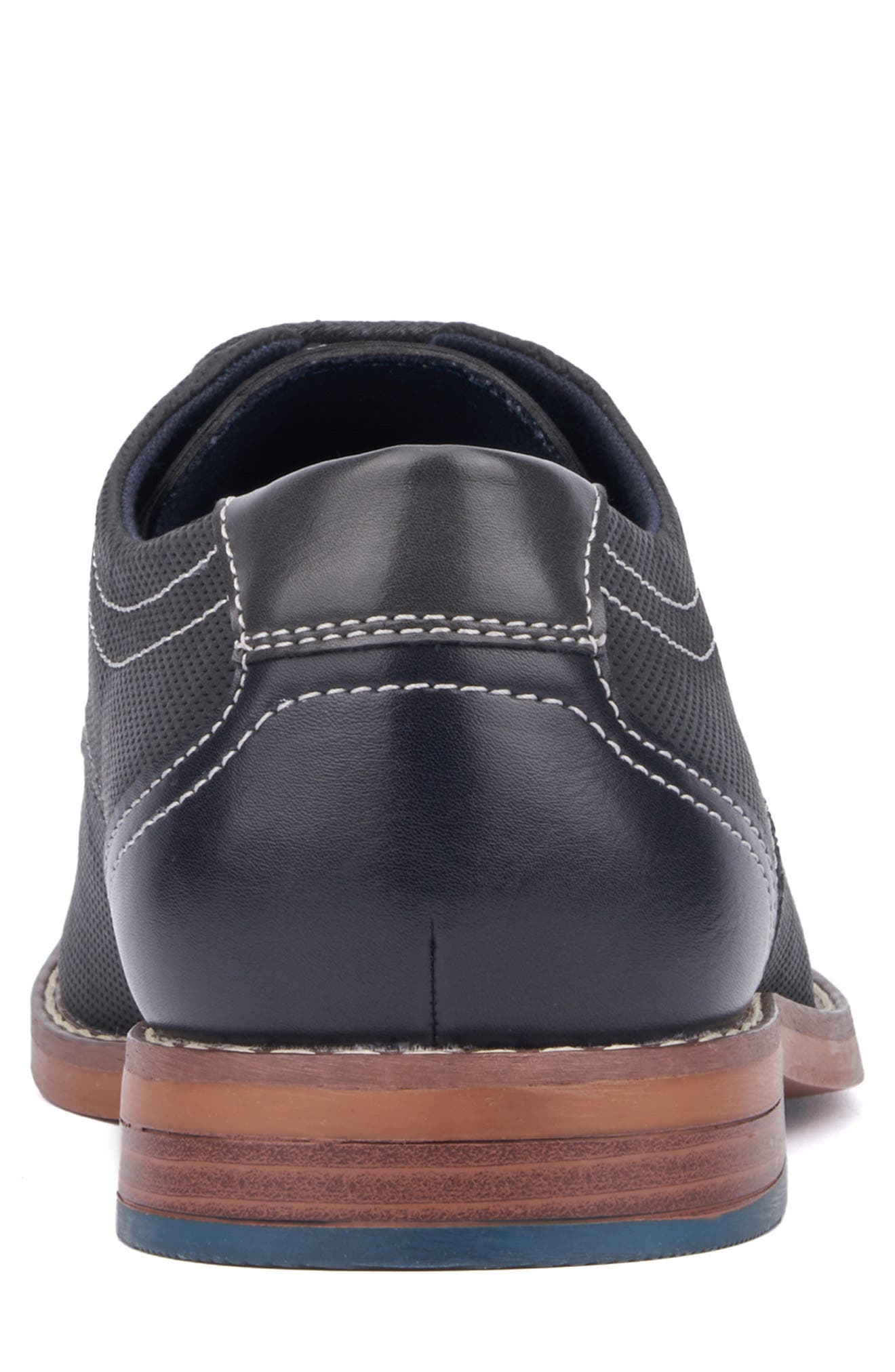 RESERVE FOOTWEAR Textured Plain Toe Derby, Alternate, color, Black