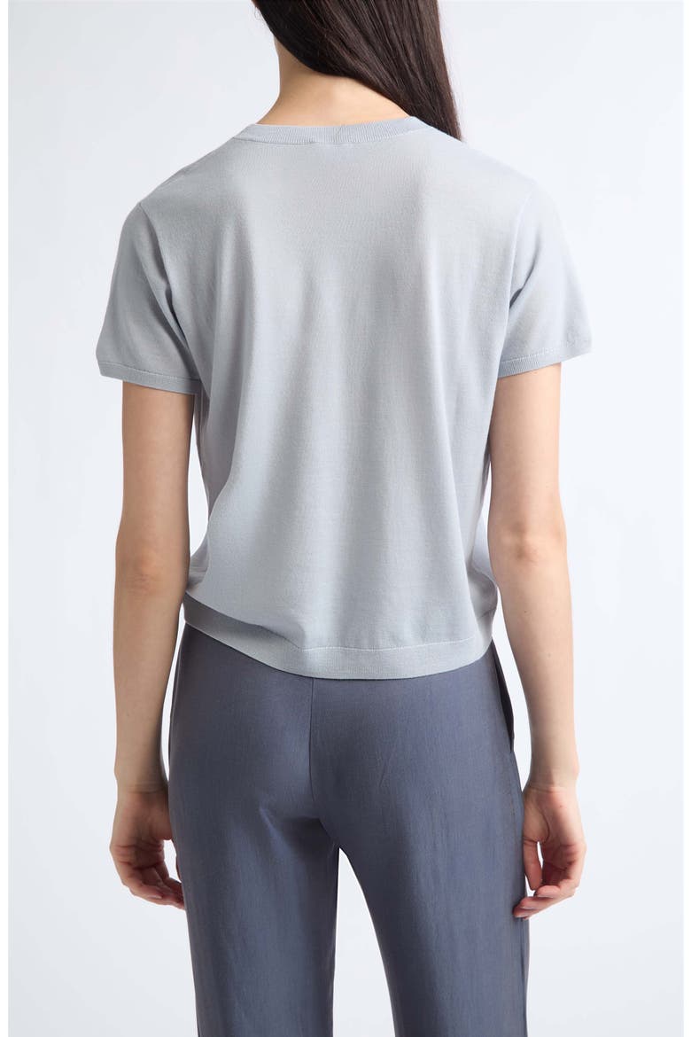 James Margo Short Sleeve Wool Tee, Alternate, color, HAZE
