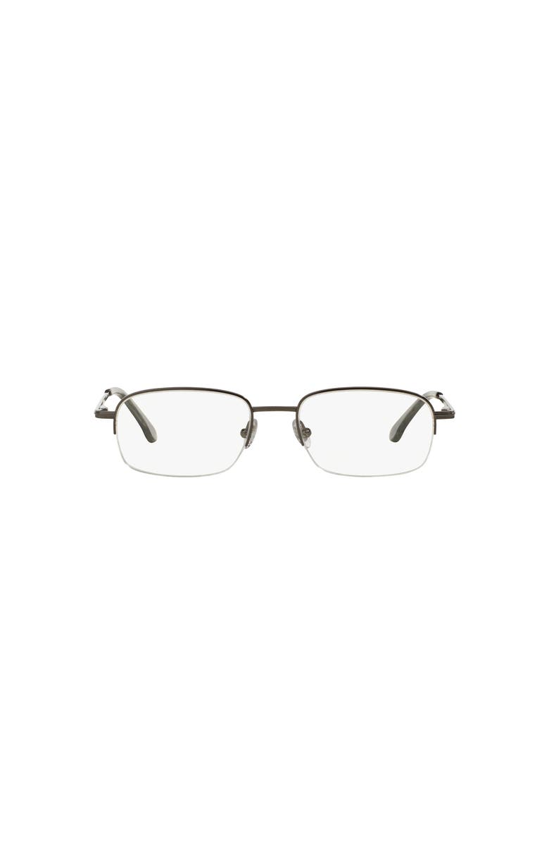 Brooks Brothers 52mm Rectangle optical glasses, Alternate, color, Grey